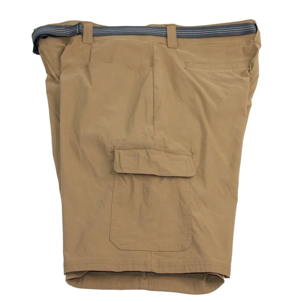 Orvis Cargo Mens Sz 37 Lightweight Stretch Comfort Hiking Fishing Khaki Shorts - Picture 4 of 14